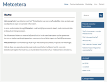 Tablet Screenshot of metcetera.nl